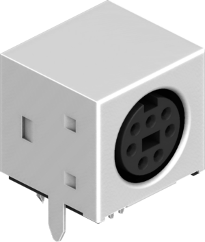 MD-7056 Interconnect Circular Din Mini 5 Wall Shield